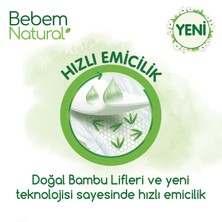 Bebem Natural Bebek Bezi 6 Beden Ekstra Large Aylık Fırsat Paketi 100 Adet