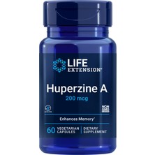 Life Extension Huperzine A 200 mcg Toothed Clubmoss Enhances Memory Strong Neurotransmitter Brain Health Hup