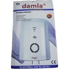 Damla Tıtanıum Elektrıklı Şohben 5 mt Kablolu Tam Takım Set