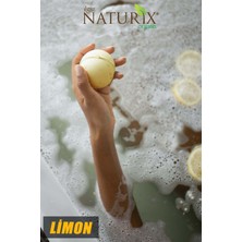 Naturix Banyo Topu Manikür Boy 4'ü Banyo Nem Bombası Küvet ve Jakuzi Köpüğü Topu Bath Bomb, Body Bomb