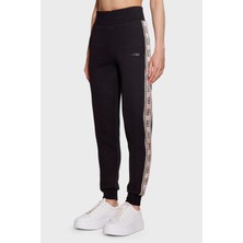Guess Britney Pamuklu Regular Fit Cepli Jogger Pantolon Bayan Pantolon V2YB15KB3P2 Jblk