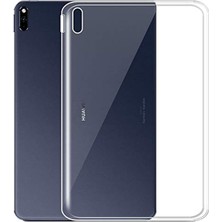 Forzacase Huawei Matepad 10.4 Inch ile Uyumlu Silikon Kılıf Şeffaf - FC013