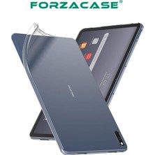 Forzacase Huawei Matepad 10.4 Inch ile Uyumlu Silikon Kılıf Şeffaf - FC013