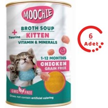 Moochie Tavuklu Yavru Kedi Çorbası 135 ml x 6 Adet