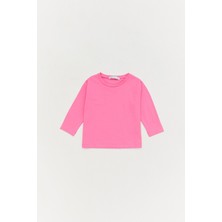 FullaModa Basic Bisiklet Yaka Unisex Çocuk Body