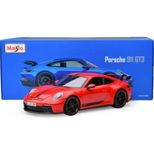 Maisto Porsche 911 Gt3 Model Araba 1/18 - Kırmızı