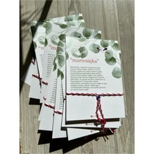 EKS Ticaret Pearly Handmade Marteniçka Bileklik 10'lu Marteniçka Kartıyla Bileklik