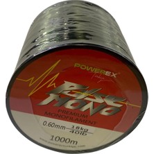 Powerex Pulse Yeşil 1000M. 0,60MM. 18KG. Carbon Monofilament Misina