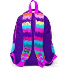 Yaygan Coral High Kıds Mor Pembe Kedi Desenli Üç Bölmeli Okul Sırt Çantası 23477