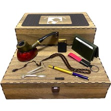 Pipsan Pipo Ahlat Ağacı Balsa Filitreli Çakmaklı Kartlık Anahtarlık Tesbih Set 605729-709148