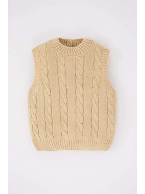 DeFacto Erkek Bebek Triko Süveter A3830A523AU