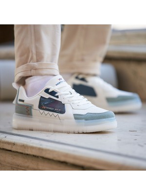 NORTH WILD Planet Unisex Sneakers - Beyaz Mavi