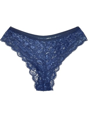 Asist Secret Magic ASM0112 Bayan Lacivert Beli Lastikli Tanga String