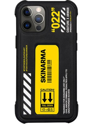 Skinarma iPhone 12 Pro Max Uyumlu Kılıf Skinarma Standlı Deri Görünümlü Shingoki Kapak