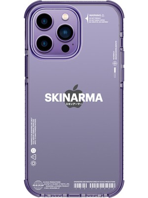Skinarma iPhone 14 Pro Uyumlu Kılıf Skinarma Şeffaf Airbag Tasarımlı Iro Kapak