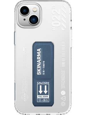Skinarma iPhone 14 Plus Uyumlu Kılıf Skinarma Standlı Şeffaf Tasarımlı Taihi Sora Kapak