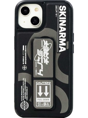 Skinarma iPhone 14 Uyumlu Kılıf Skinarma Standlı Deri Görünümlü Bango Kapak
