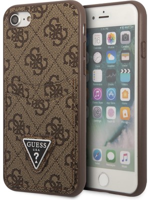 Guess iPhone 7 Uyumlu Kılıf Guess Çift Kart Bölmeli Kapak