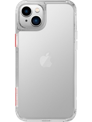 Skinarma iPhone 14 Uyumlu Kılıf Skinarma Şeffaf Airbag Tasarımlı Saido Kapak