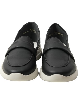 Frau Kadın Sneaker 43P2 Frau Mousse Leather Nero