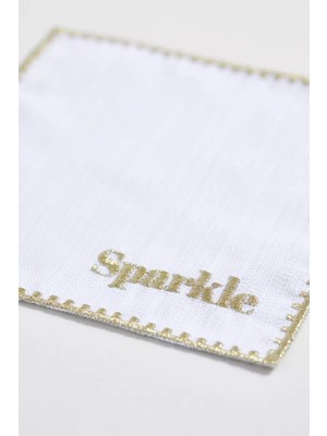 Sparkle  - Gold Kokteyl Peçetesi