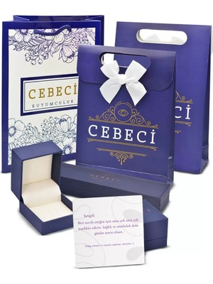 Cebeci 14 Ayar Top Sallantı Altın Küpe