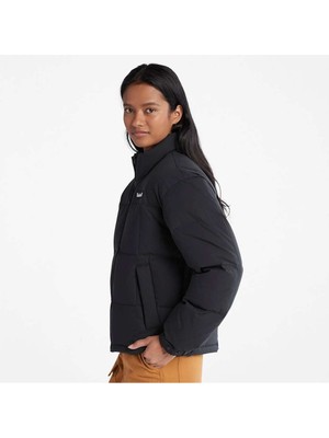 Timberland Oversize Puffer Kadın Siyah Mont