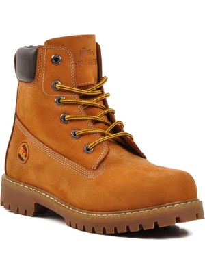 Bulldozer 240202 Tarçın Nubuk Hakiki Deri Bağcıklı Erkek Bot