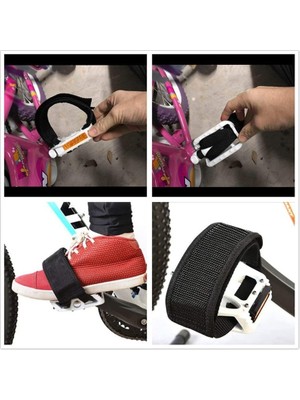 Teotake 2 Adet Egzersiz Pedalı Kayışları, Bisiklet Pedalı Kayışları, Sabit Dişli Bisiklet Pedalları Için Kaymaz Kayışlar Çift Sihirli Bant (Siyah, Yaklaşık 23,5 * 5 Cm) (Yurt Dışından)