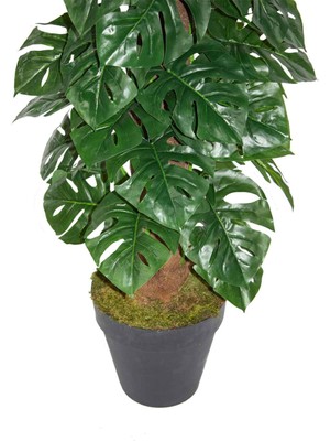 Güleç Yapay Çiçek Yapay Ağaç Deve Tabanı (Monstera) 150 cm