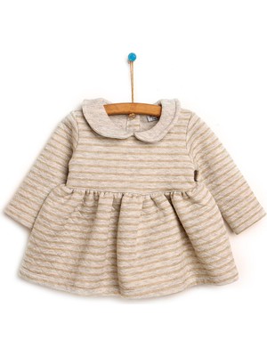 HelloBaby Basic Kapitone Kız Bebek Elbise