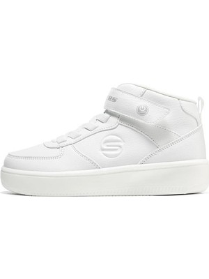 Skechers 400622L Wht Sport Court 92 - Show Starter Erkek Çocuk Spor Ayakkabı