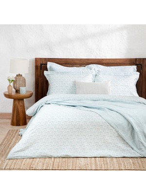 Chakra Ocean Bambu Extra King Size Nevresim Seti 260X220 Cm Beyaz