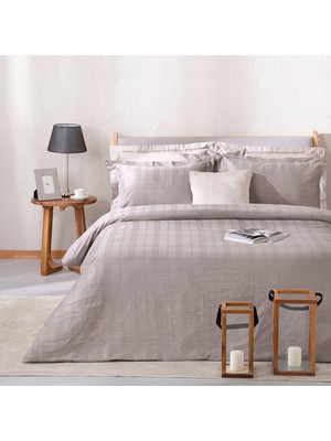 Chakra Saule Nevresim Seti 200X220 cm Bej