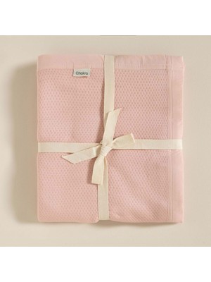 Chakra Lillia Çift Kişilik Pike 210X240 cm Somon