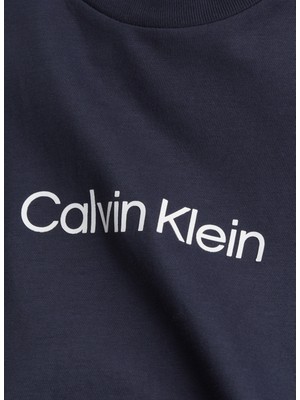 Calvin Klein Mavi Erkek T-Shirt