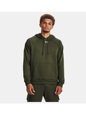 Under Armour Erkek UA Rival Fleece Kapüşonlu Üst 1379757-390