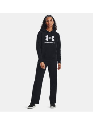 Under Armour Kadın UA Rival Fleece Big Logo Kapüşonlu Üst 1379501-001