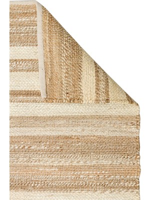 Eko Halı Echo Ech 11 Natural White Xw Flatweave El Dokuma Naturel Jüt Hasır Halı