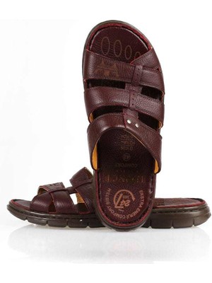 The Wild Walking Thewıldwalkıng Comfort Hakiki Deri Erkek Terlik