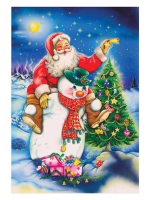 Keskin Color Keskin Simli Yılbaşı Tebrik Kartı Zarflı Tekli