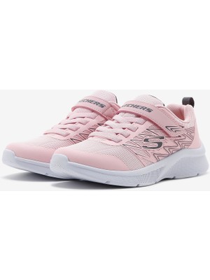 Skechers Microspec - Bold Delight Büyük Kız Çocuk Açık Pembe Spor Ayakkabı 302468L Ltpk
