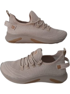 Pasomia Krem Triko Günlük Spor Ayakkabı