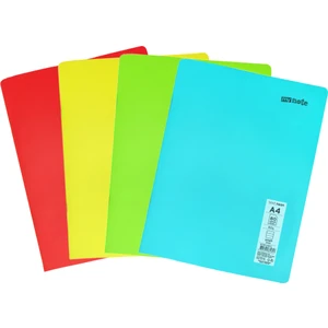 Text Neon Defter A4 80 Yaprak 4'lü Set (2 Kareli + 2 Çizgili)