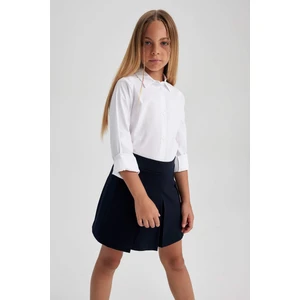 Kız Çocuk Beyaz Uzun Kollu Okul Gömleği K9023A623AU