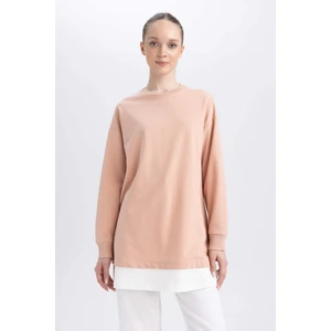 Regular Fit Bisiklet Yaka Sweatshirt Tunik A9527AX23AU