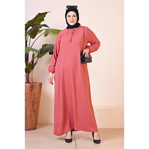 Kadin Buyuk Beden Ayrobin Uzun Anne Elbise