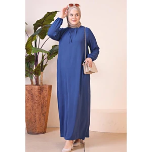 Kadin Buyuk Beden Ayrobin Uzun Anne Elbise