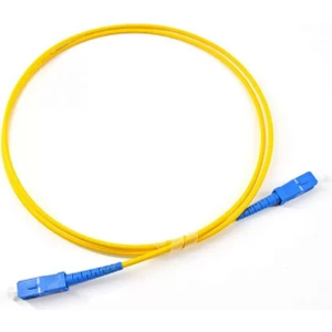 Fiber Optik Kablo 2 Metre Patch Kablo Sc-Sc Sm Patchcord Simplex 2.0mm 9/125(OS2) Single Mod EV-OFİS internet bağlantısı için uygundur.