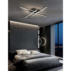 Antrasit 3 Işık Rengi #2 LED Tavan Lambası,avize,modern Aydınlatma,dekoratif Işık